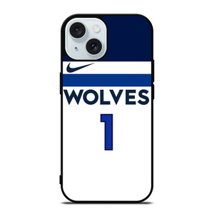 ANTHONY EDWARDS MINNESOTA TIMBERWOLVES NBA iPhone 15 Case Cover