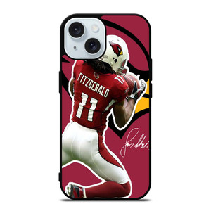 ARIZONA CARDINALS LARRY FITZGERALD 2 iPhone 15 Case Cover ARIZONA CARDINALS LARRY FITZGERALD 2 iPhone 15 Case Cover