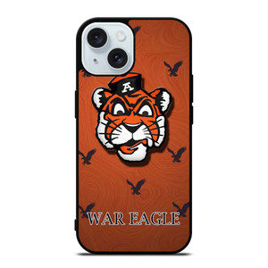 AUBURN TIGERS WAR EAGLE LOGO iPhone 15 Case Cover AUBURN TIGERS WAR EAGLE LOGO iPhone 15 Case Cover