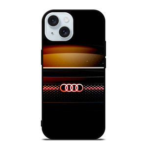 AUDI METAL GLOW LOGO iPhone 15 Case Cover AUDI METAL GLOW LOGO iPhone 15 Case Cover