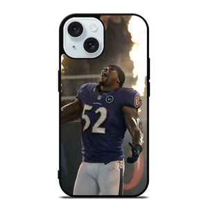 BALTIMORE RAVENS RAY LEWIS NFL iPhone 15 Case Cover