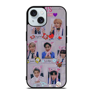 BANGTAN BOYS FACE BTS iPhone 15 Case Cover