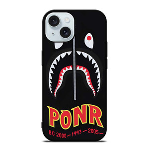 BAPE BATHING APE X PONR iPhone 15 Case Cover BAPE BATHING APE X PONR iPhone 15 Case Cover
