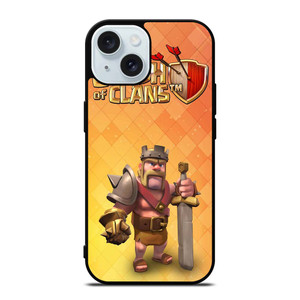 BARBARIAN KING CLASH OF CLANS COC iPhone 15 Case Cover BARBARIAN KING CLASH OF CLANS COC iPhone 15 Case Cover