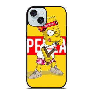 BART SIMPSON SUPREME HYPEBEAST iPhone 15 Case Cover