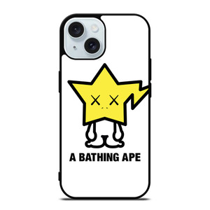 BATHING APE BAPESTA KAWS iPhone 15 Case Cover BATHING APE BAPESTA KAWS iPhone 15 Case Cover