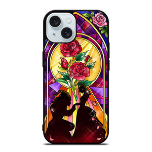 BEAUTY AND THE BEAST ROSE FLAWER iPhone 15 Case Cover