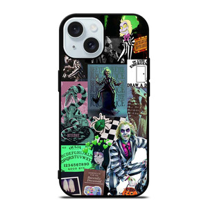 BEETLEJUICE TIM BURTON COLLAGE iPhone 15 Case Cover