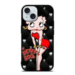BETTY BOOP DIAMOND POLKADOT iPhone 15 Case Cover BETTY BOOP DIAMOND POLKADOT iPhone 15 Case Cover