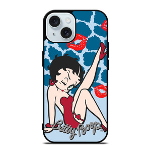 BETTY BOOP KISS CARTOON iPhone 15 Case Cover
