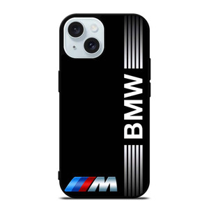 BMW M PERFORMANCE STRIPE LOGO iPhone 15 Case Cover BMW M PERFORMANCE STRIPE LOGO iPhone 15 Case Cover