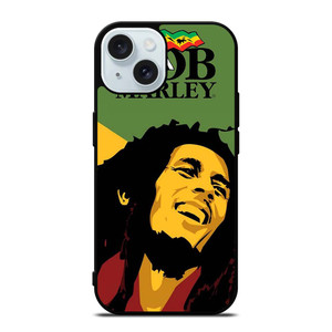 BOB MARLEY RASTA ART iPhone 15 Case Cover