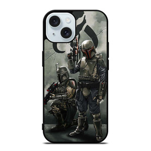 BOBA FETT STAR WARS iPhone 15 Case Cover BOBA FETT STAR WARS iPhone 15 Case Cover