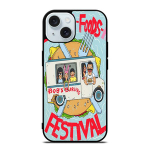 BOBS BURGERS FESTIVAL CARTOON iPhone 15 Case Cover BOBS BURGERS FESTIVAL CARTOON iPhone 15 Case Cover