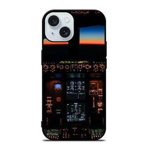BOEING PLANE COCKPIT iPhone 15 Case Cover