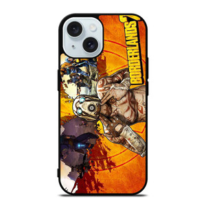 BORDERLANDS 2 GAME iPhone 15 Case Cover BORDERLANDS 2 GAME iPhone 15 Case Cover