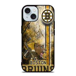 BOSTON BRUINS HOCKEY TEAM LOGO iPhone 15 Case Cover BOSTON BRUINS HOCKEY TEAM LOGO iPhone 15 Case Cover