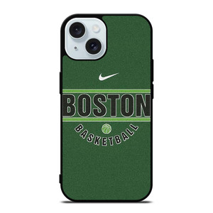 BOSTON CELTICS BASKETBALL NIKE iPhone 15 Case Cover BOSTON CELTICS BASKETBALL NIKE iPhone 15 Case Cover