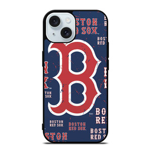BOSTON RED SOX LOGO COLLAGE iPhone 15 Case Cover BOSTON RED SOX LOGO COLLAGE iPhone 15 Case Cover