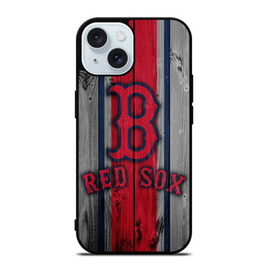 BOSTON RED SOX WOODEN LOGO iPhone 15 Case Cover