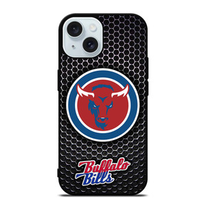 BUFFALO BILLS METAL LOGO iPhone 15 Case Cover