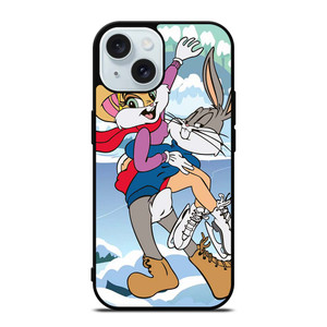 BUGS BUNNY AND LOLA CARTOON iPhone 15 Case Cover BUGS BUNNY AND LOLA CARTOON iPhone 15 Case Cover