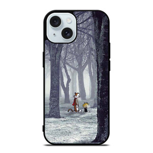 CALVIN AND HOBBES CARTOON iPhone 15 Case Cover
