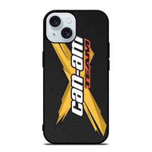 CAN AM X TEAM CARBON iPhone 15 Case Cover CAN AM X TEAM CARBON iPhone 15 Case Cover