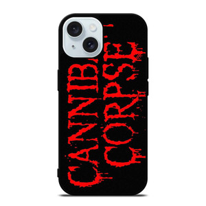 CANNIBAL CORPSE METAL BAND LOGO iPhone 15 Case Cover CANNIBAL CORPSE METAL BAND LOGO iPhone 15 Case Cover