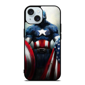 CAPTAIN AMERICA MARVEL ART iPhone 15 Case Cover