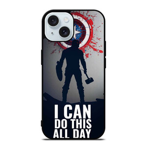 CAPTAIN AMERICA QUOTE iPhone 15 Case Cover