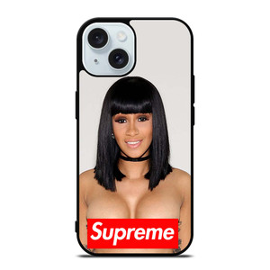 CARDI B SUPREME iPhone 15 Case Cover CARDI B SUPREME iPhone 15 Case Cover