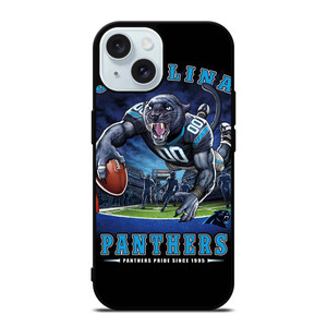 CAROLINA PANTHERS TOUCHDWON NFL iPhone 15 Case Cover CAROLINA PANTHERS TOUCHDWON NFL iPhone 15 Case Cover