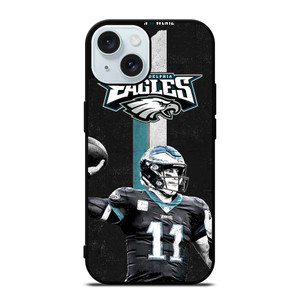 CARSON 11 WENTZ PHILADELPHIA EAGLES iPhone 15 Case Cover