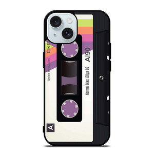 CASSETTE TAPE RETRO iPhone 15 Case Cover CASSETTE TAPE RETRO iPhone 15 Case Cover
