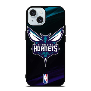 CHARLOTTE HORNETS NBA LOGO iPhone 15 Case Cover