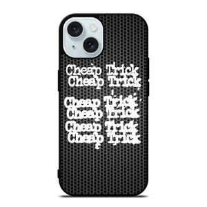 CHEAP TRICK BAND METAL LOGO iPhone 15 Case Cover CHEAP TRICK BAND METAL LOGO iPhone 15 Case Cover