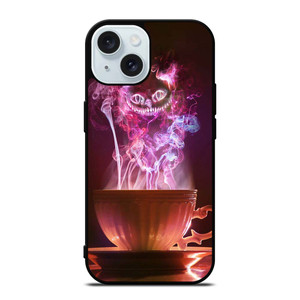 CHESHIRE CAT SMOKE ALICE IN WONDERLAND iPhone 15 Case Cover