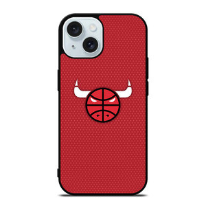 CHICAGO BULLS LOGO FAN ART iPhone 15 Case Cover