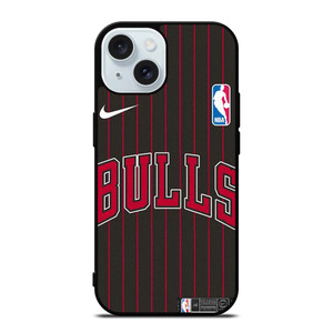 CHICAGO BULLS NIKE NBA STRIPE iPhone 15 Case Cover CHICAGO BULLS NIKE NBA STRIPE iPhone 15 Case Cover