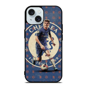 CHRISTIAN PULISIC CHELSEA ART iPhone 15 Case Cover CHRISTIAN PULISIC CHELSEA ART iPhone 15 Case Cover