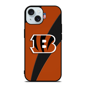 CINCINNATI BENGALS TIGER PATTERN iPhone 15 Case Cover