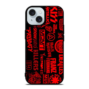 CLASSIC ROCK BAND LOGO iPhone 15 Case Cover
