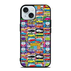 CLASSIC VW COLLAGE iPhone 15 Case Cover CLASSIC VW COLLAGE iPhone 15 Case Cover
