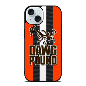 CLEVELAND BROWNS DAWG POUND iPhone 15 Case Cover CLEVELAND BROWNS DAWG POUND iPhone 15 Case Cover