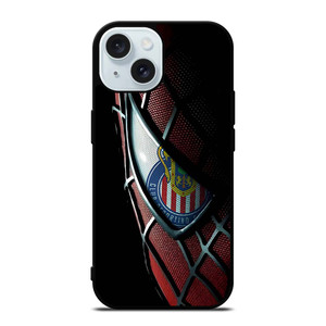 Club Deportivo Guadalajara SPYDERMAN iPhone 15 Case Cover Club Deportivo Guadalajara SPYDERMAN iPhone 15 Case Cover