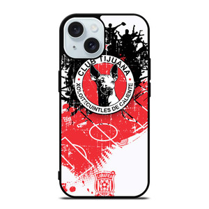 CLUB TIJUANA XOLOITZCUINTLES FOOTBALL iPhone 15 Case Cover CLUB TIJUANA XOLOITZCUINTLES FOOTBALL iPhone 15 Case Cover