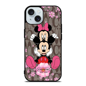 COACH MICKEY MINNIE iPhone 15 Case Cover