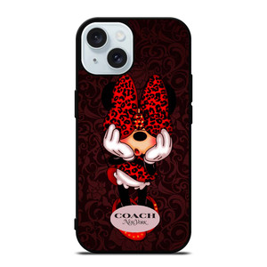 COACH MINNIE MOUSE NEW YORK iPhone 15 Case Cover COACH MINNIE MOUSE NEW YORK iPhone 15 Case Cover