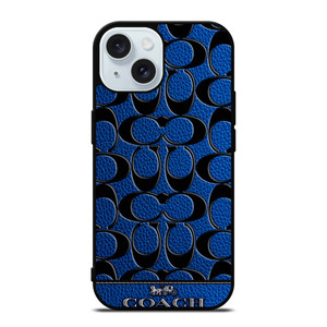 COACH NEW YORK BLUE 3 iPhone 15 Case Cover COACH NEW YORK BLUE 3 iPhone 15 Case Cover